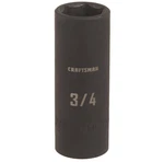 Craftsman Deep Impact Socket, Sae, 1/2inch Drive, 3/4inch (cmmt16061). Fixed Price $15.19.