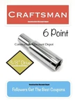 Craftsman Deep Socket Metric 3/8-inch Drive 9mm 6 Point Cmmt44425 9 Mm. Fixed Price $10.98.