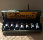 Vintage Pittsburgh Forge 11-piece 3/8 Drive Sae Hex Bit Socket Set. New -k4. Fixed Price $15.00.