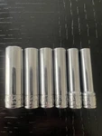 S-k Sk 1/4 Drive Deep 6pt Sae Sockets 41914,41912,41911,41910,41909,41908 Mint. Fixed Price $34.95.