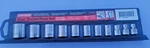 Vintage Craftsman Usa 11pc 3/8 Socket Set Rack 6pt Sae. Fixed Price $39.95.