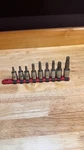 Snap-on 3/8" Drive Torx Bit Socket Driver Set Of 9. Fixed Price $230.00.