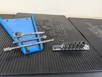 #at813 Snap-on 1/4' Drive Socket Wrench Set Tm60e Tm5egm70m. Fixed Price $89.95.