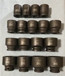 Blue Power Cornwell 3/4 Dr Shallow Impact Socket Set 1 - 2 Sae 6pt. Fixed Price $300.00.