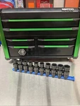 New! Matco Tools Sbupm106v 10pc 3/8" Dr Metric 6 Pt Adv Swivel Impact Socket Set. Fixed Price $230.00.