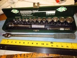 Sk Professional Tools 1/2" Drive 16 Piece Socket Set (no. 4116) Very Good, Usa. Fixed Price $125.00.