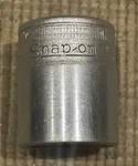 Vintage Snap On 1/2"drive 6 Point Sockets.tw-300 Usa. Fixed Price $24.99.