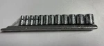 Mac Tools Precision Torque 12-pc 1/4" Drive Metric Spline Socket Set.. Fixed Price $140.00.