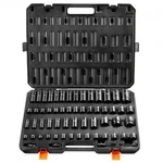 Hot/ 3/8"&1/2"drive Impact Socket Set,59pcs Set Sae 5/16"to 1-1/4"and Me. Fixed Price $116.65.