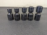 #bo871 Cornwell Usa 1/2" Drive 6-point Swivel Impact Sae Socket Set. Fixed Price $89.95.