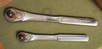 Craftsman 2pc (44808 & 44809) Ratchets Set 3/8" And 1/2" Quick-release Lot 3299. Fixed Price $34.87.