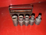 Matco 3/8" Dr Inverted Torx Impact Socket Set Lot External Storage Tray Tt771. Fixed Price $40.00.