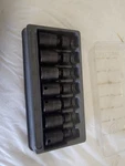 Snap-on Metric Swivel Socket Set 3/8 Inch Drive 6 Point. Fixed Price $180.00.