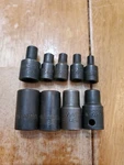 Matco Tools 1/4" 3/8" Drive E4-e16 Invert Torx Sockets Lot Of 9. Fixed Price $80.00.