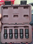 Matco Tools 5 Piece 3/8" Drive Metric 6 Point Mid-length Magnetic Universal. Fixed Price $185.00.