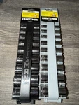 Nos Craftsman Socket Sets 3/8 Drive Deep Sae & Metric 6pt Usa 34443,. Fixed Price $99.00.