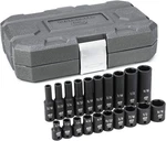 20 Pc. 1/4" Drive 6 Pt. Standard & Deep Impact Socket Set, Sae -. Fixed Price $78.54.