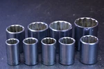 Husky Usa 1/2" Drive Shallow Socket Metric 12 Point 9 Sockets. Fixed Price $50.00.