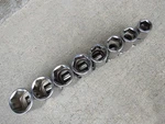 Snap On 8 Piece 1/2" Drive 6-point Sae Shallow Socket Set 1/2"-15/16". Fixed Price $129.99.