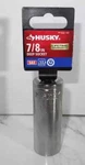 Husky 7/8 In. Deep Socket 12 Point 1/2" Inch Drive Sae 632141 (p). Fixed Price $10.99.