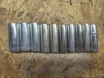 Craftsman 3/8" Drive Deep Socket Set 10 To 19mm, Metric, Usa. Fixed Price $30.00.