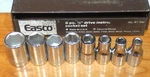 Vintage Easco 8 Pc 1/4 Drive Metric Socket Set 91 150 4mm-11mm #bp. Fixed Price $40.00.