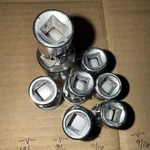 6 Craftsman -v- Shallow 3/8 Drive + 1 Spark Plug Socket All Swivel Lot Of 7 Usa. Fixed Price $89.00.
