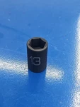 New Matco Tools Adv Bp13m6v 3/8" Drive 13mm Impact Socket Shallow 6 Point. Fixed Price $24.00.
