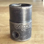 Matco Tools 7/16" Shallow Impact Socket 3/8" Drive 6 Point Bp146 Made In Usa. Fixed Price $11.95.