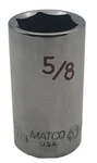 Matco Tools Usa Bi206 5/8" Sae Deep Socket 3/8" Drive 6 Point Chrome. Fixed Price $9.99.