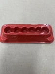 Snap On Tools Pakty310 Red Socket Storage Tray 6 Spaces For Sockets Bin Free Sh. Fixed Price $17.49.