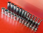 New Craftsman Tools 26 Piece Deep & Shallow 1/4" Drive Metric 6 Point Socket Set. Fixed Price $43.83.