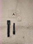2pc 3/8"-1/4" 3" - 2-1/2" Extension Allen- Herbrand Set Usa. Fixed Price $12.56.