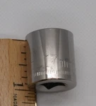 Craftsman 3/8" Drive 17mm 12 Point Shallow Socket Metric G1 44307 Usa Nos. Fixed Price $9.95.