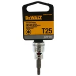 Dewalt Dwmt87143osp T25 Chrome Torx Bit Socket, 3/8" Drive, 87-143d. Fixed Price $2.94.