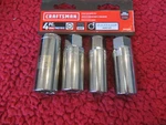 Craftsman 3/8 In. Drive Metric And Sae 6 Pt Standard Spark Plug Socket Set 4 Pc. Fixed Price $19.99.