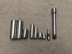 Lot Of 9 Vtge Craftsman Shallow And Long Sockets 12 Pt Sae Various Sizes. Fixed Price $5.50.