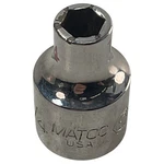 Matco Shallow Socket 1/4" B86a 3/8" Drive 6 Pt Chrome As Pictured Mechanic Tool. Fixed Price $13.40.