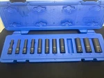Cbpi0212mlms 12 Piece 1/4 Cornwell Bluepower Metric Deep Socket Set Missing 1. Fixed Price $59.99.