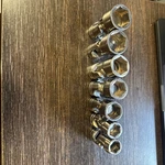 Snap On Su 1/2"drive 7pc. Swivel Socket Set Snap-on 9/16-15/16. Fixed Price $399.78.