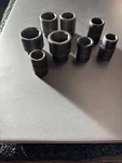 Mac Tools 3/8 Drive, Shallow, Metric, Impact Sockets. Fixed Price $10.00.