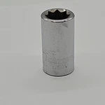 Matco 7/16" Shallow Socket 3/8" Drive 8 Point Double Square B148 Usa Chrome. Fixed Price $18.95.