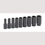 Grey Pneumatic 1209dg 3/8" Drive 9 Pc. Deep Magnetic Impact Socket Set. Fixed Price $143.12.