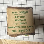 Nos S-k Ratchet Renewal Kit 1/2 Drive P/n 42470-2. Fixed Price $39.99.