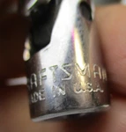 Craftsman 2pc Set 1/4" Dr 6pt Metric 13mm 14mm Universal Swivel Sockets Usa. Fixed Price $39.88.