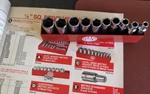 Excellent Vintage Mac Tools 10pc 1/4"dr 6pt Deep Metric Socket Set Smdm106t. Fixed Price $149.99.