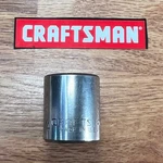 Craftsman 44337 -ee- 3/4 Socket 12 Point 3/8 Drive Ultrasonic Cleaned. Fixed Price $11.99.