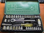 Vintage K-mart 41-piece Socket Set (missing 2 Pieces). Fixed Price $24.99.