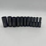 Gearwrench Impact Deepwell Socket Set 3/8 Drive 6 Point 8-21 Missing 15 And 17. Fixed Price $49.95.