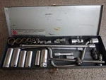Wright 3/8 Drive Sae Socket Set, Speed Wrench, Swival Sockets, Extensions +. Fixed Price $140.00.
